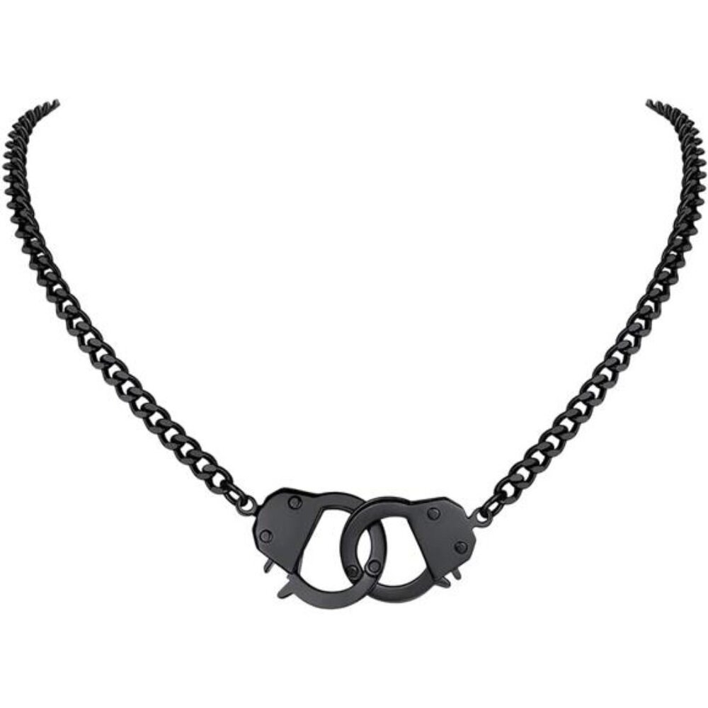 Handcuff Necklace Padlock Pendant Customized Handcuffs Bracelet